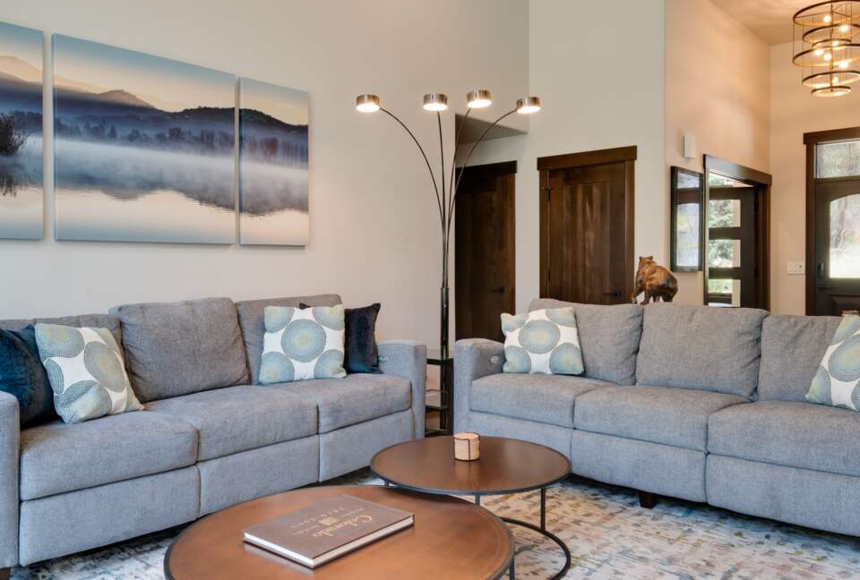 Cozy, chic living area