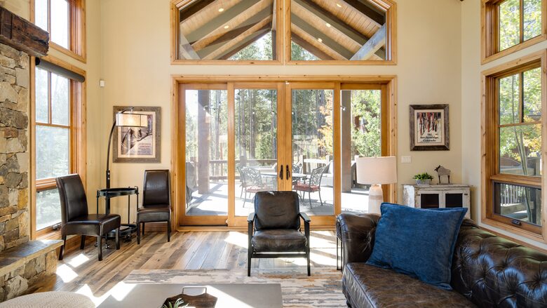 Home Exchange in Breckenridge, CO luxurious great room with patio