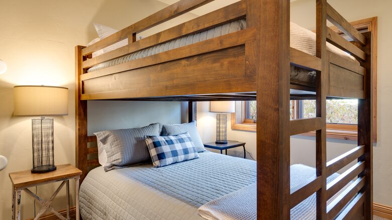 Home Exchange in Breckenridge, CO queen over queen guest bedroom 4