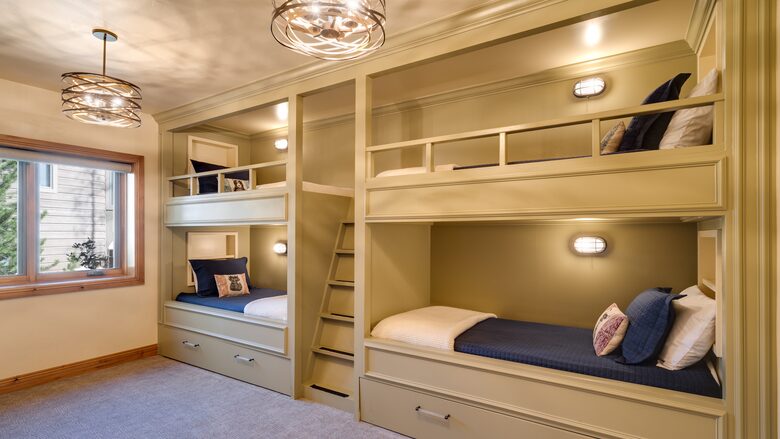 Home Exchange in Breckenridge, CO twin built-in bunk room