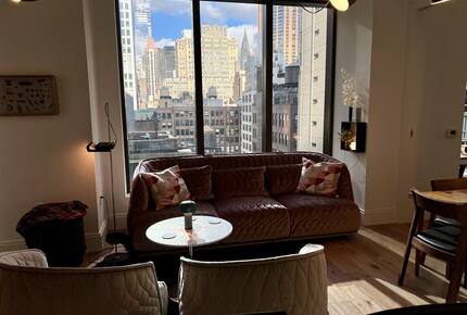 Living room and view