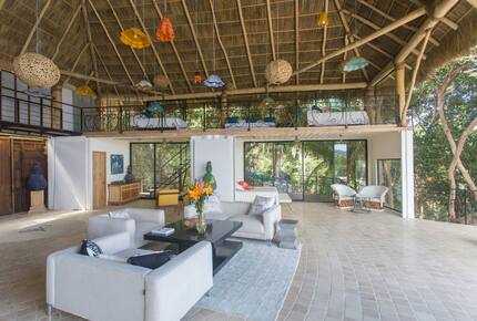 Home Exchange in Sayulita Nay. Mexico, open concept living space