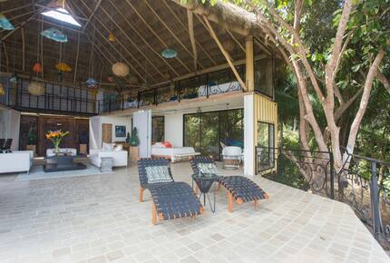 Home Exchange in Sayulita Nay. Mexico, lounge deck