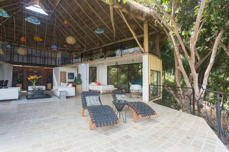 Home Exchange in Sayulita Nay. Mexico, lounge deck