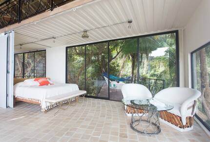 Home Exchange in Sayulita Nay. Mexico, master suite with seating