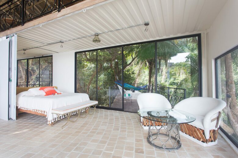 Home Exchange in Sayulita Nay. Mexico, master suite with seating