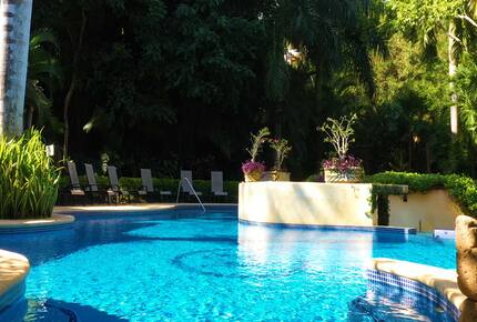 Home Exchange in Sayulita Nay. Mexico, communal resort pool