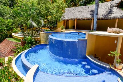Home Exchange in Sayulita Nay. Mexico, communal resort pool