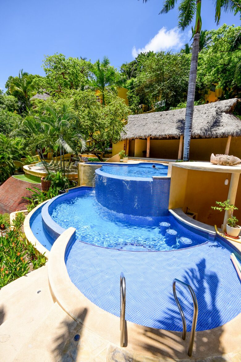 Home Exchange in Sayulita Nay. Mexico, communal resort pool