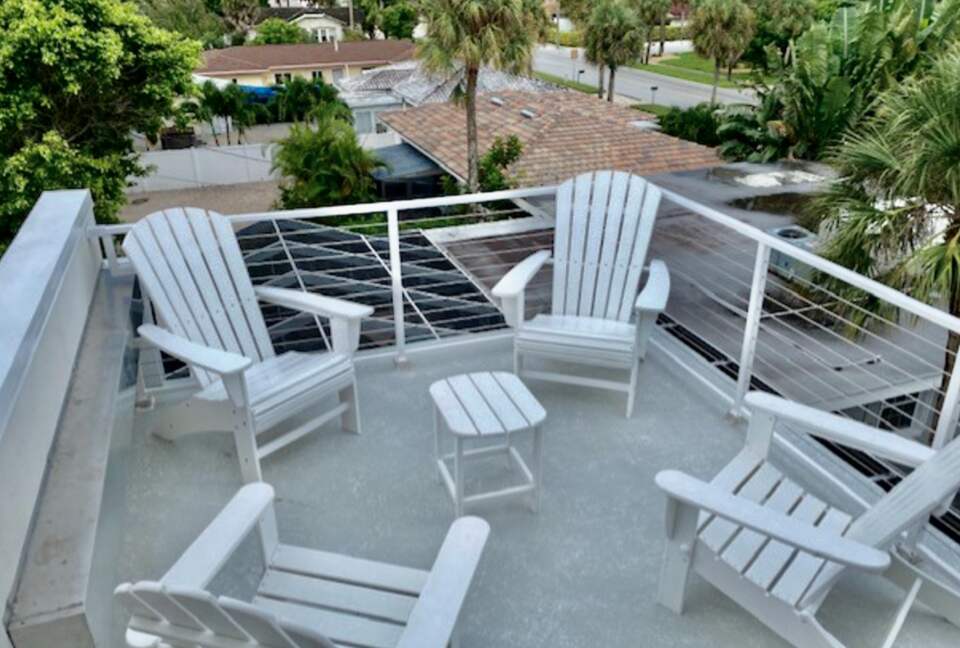 Home Exchange in Clearwater Beach, FL, patio with chairs
