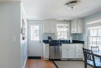 Kitchen with Granite Countertops and Stainless Steel Appliances