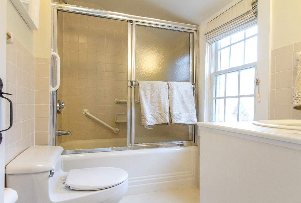 Another Bathroom Upstairs with Shower and Tub