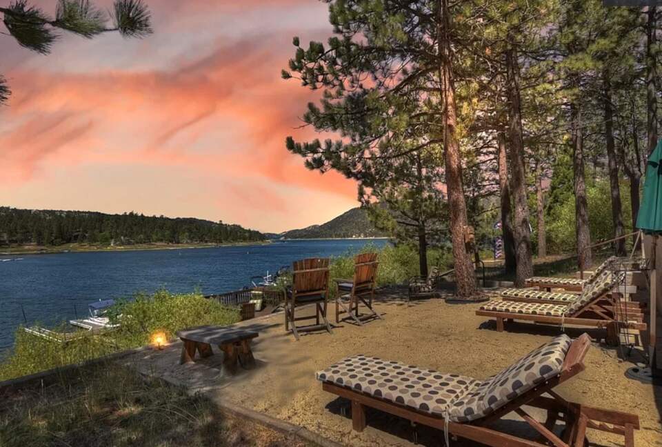 Dock of the Bay at Big Bear Lake - lakefront view