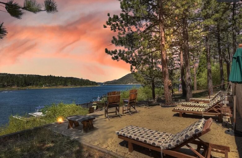 Dock of the Bay at Big Bear Lake - lakefront view