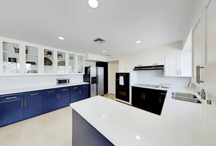 Home Exchange in Palm Springs, CA contemporary kitchen