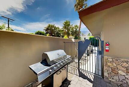 Home Exchange in Palm Springs, CA outdoor grill