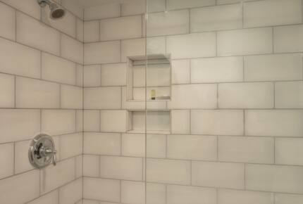 Tiled shower