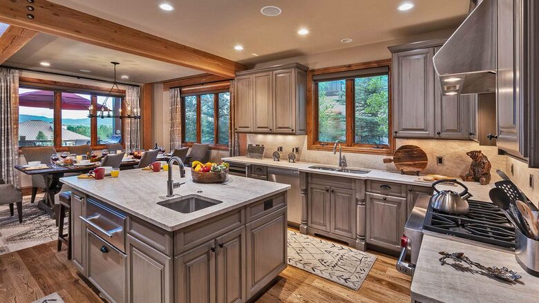 Home Exchange in Steamboat Springs, CO newly renovated kitchen