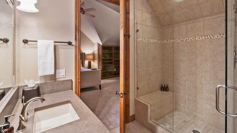 Home Exchange in Steamboat Springs, CO king bedroom #2 bathroom
