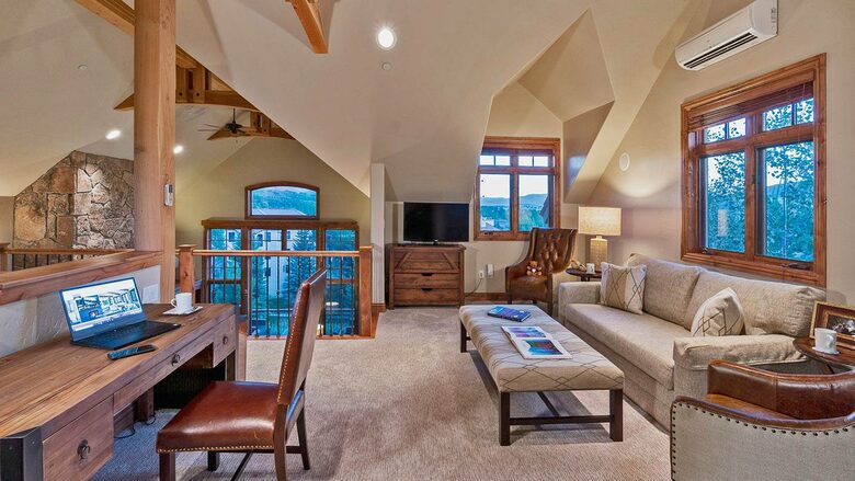 Home Exchange in Steamboat Springs, CO loft with pull out sofa bed