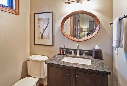 Home Exchange in Steamboat Springs, CO powder bathroom