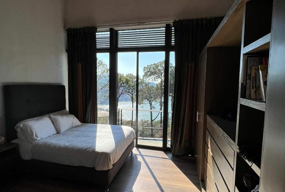 Master bedroom with views