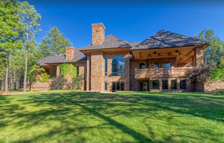 The Castle in Flagstaff backyard