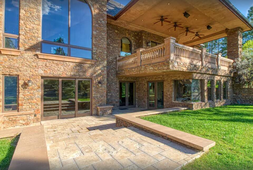 The Castle in Flagstaff back patios