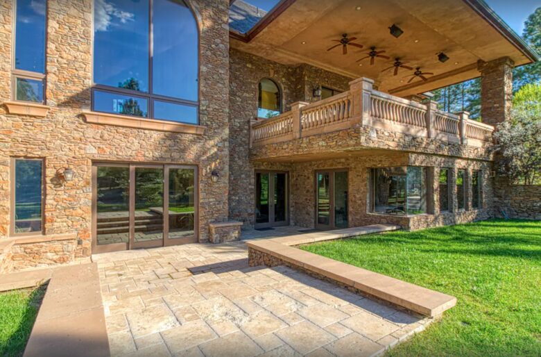 The Castle in Flagstaff back patios