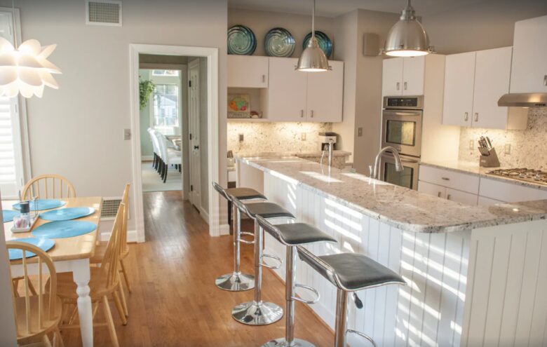 Beautiful kitchen with island