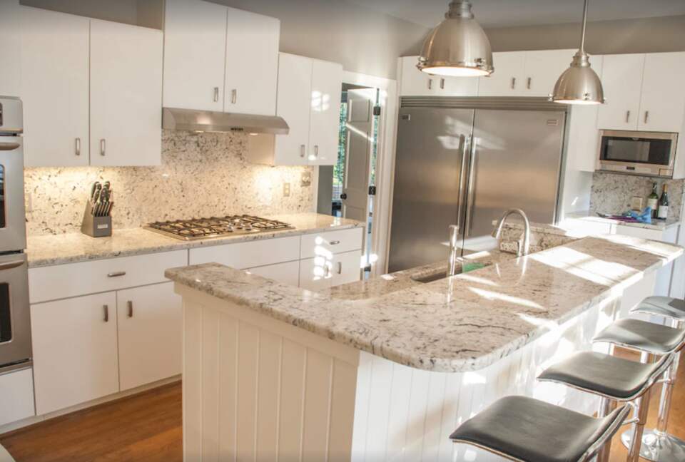 Beautiful kitchen with island