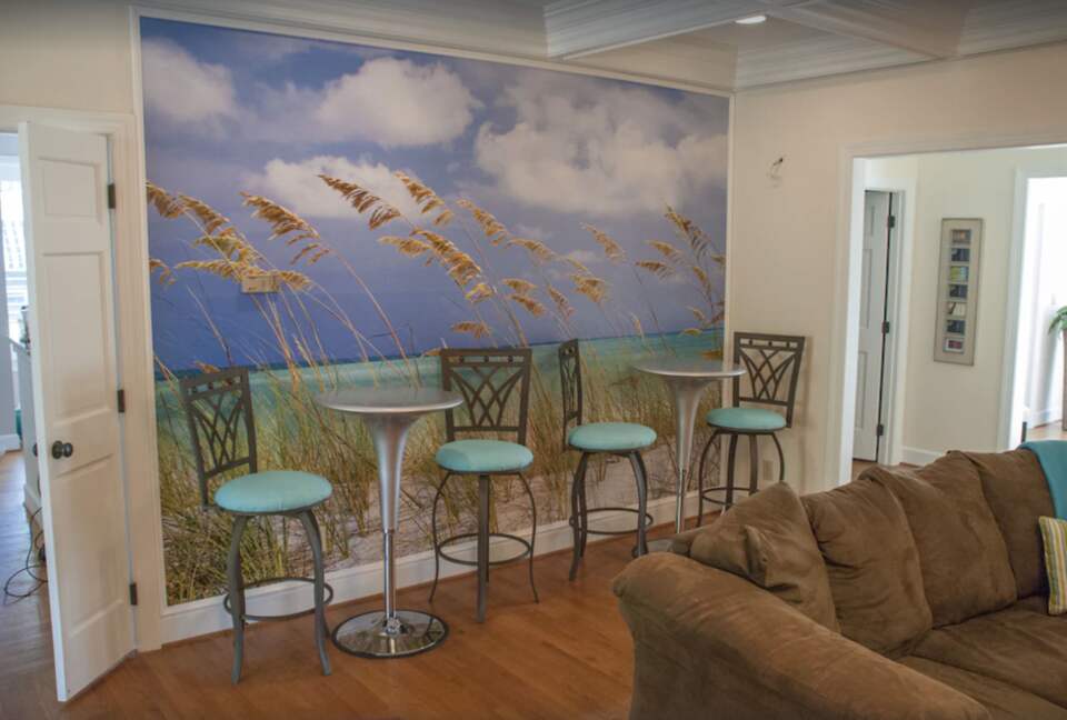 Living room bar tops