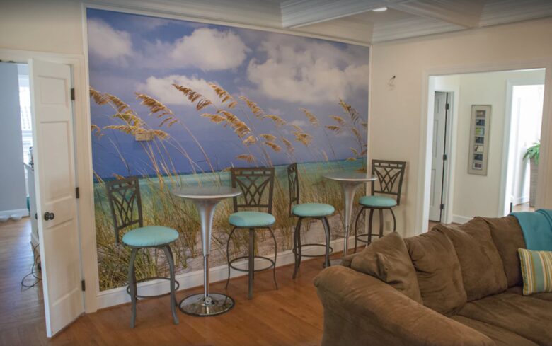 Living room bar tops