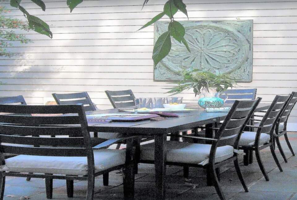 Outdoor dining table