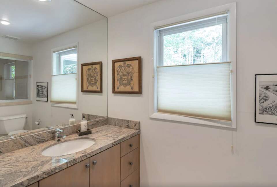 Master bathroom with steam shower