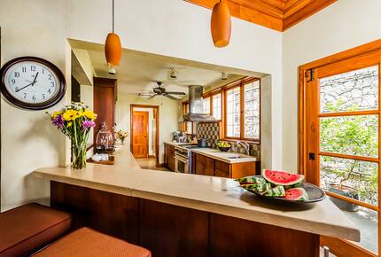Home Exchange in Playa Langosta, Costa Rica kitchen with upgrades
