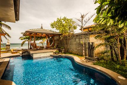 Home Exchange in Playa Langosta, Costa Rica resort style pool