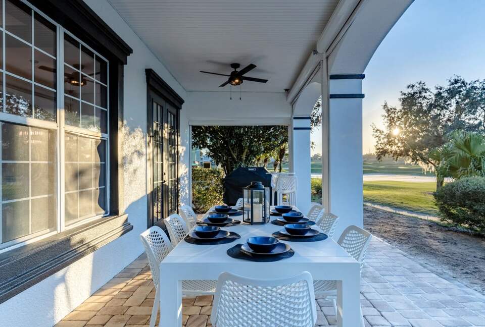 Home Exchange in Reunion, FL, patio with grill