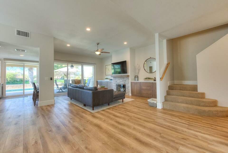 View from just inside front door