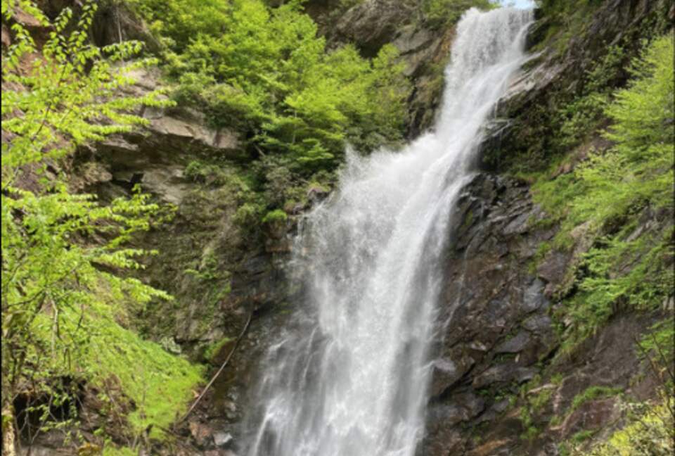Sols Creek Falls - accessible by kayak or canoe