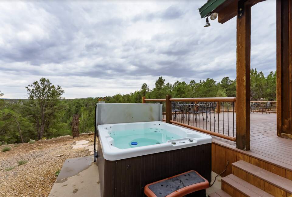 Home Exchange in Orderville, UT, new hot tub off the deck