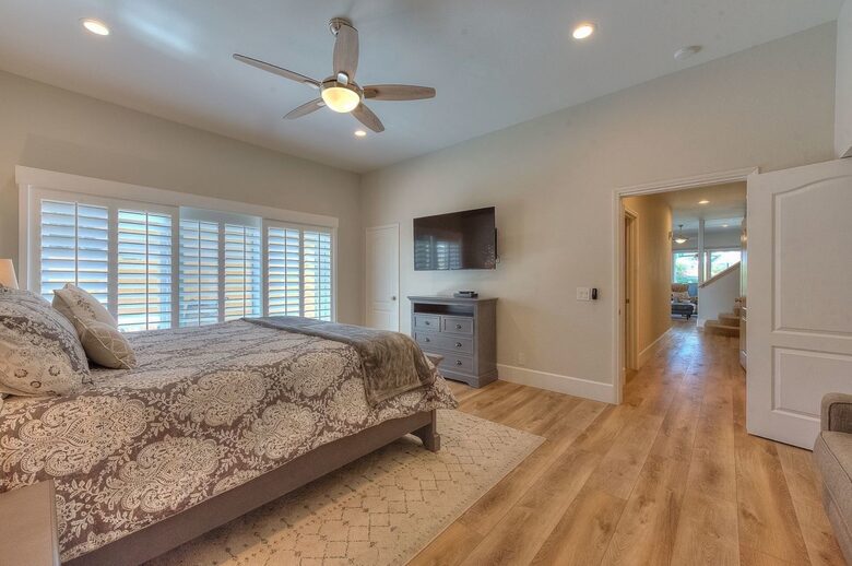 Downstairs master bedroom