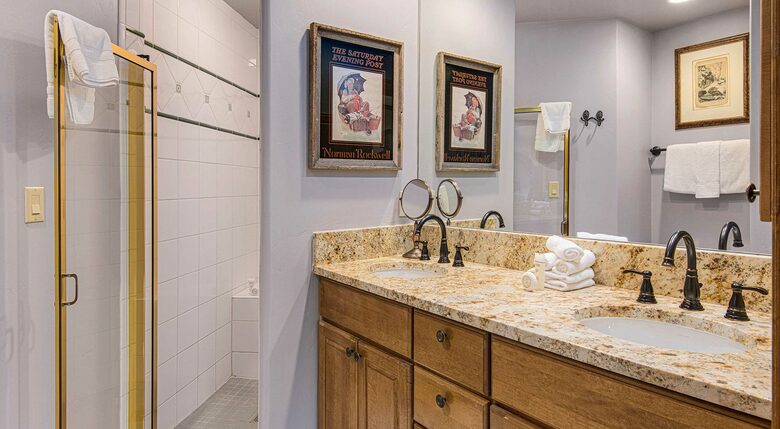 Home Exchange in Beaver Creek, CO, master en suite with walk in shower