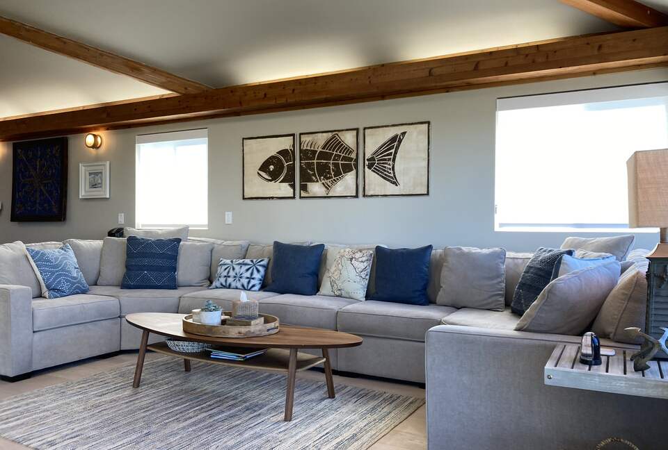 Home Exchange in Bodega Bay, California oversized sectional