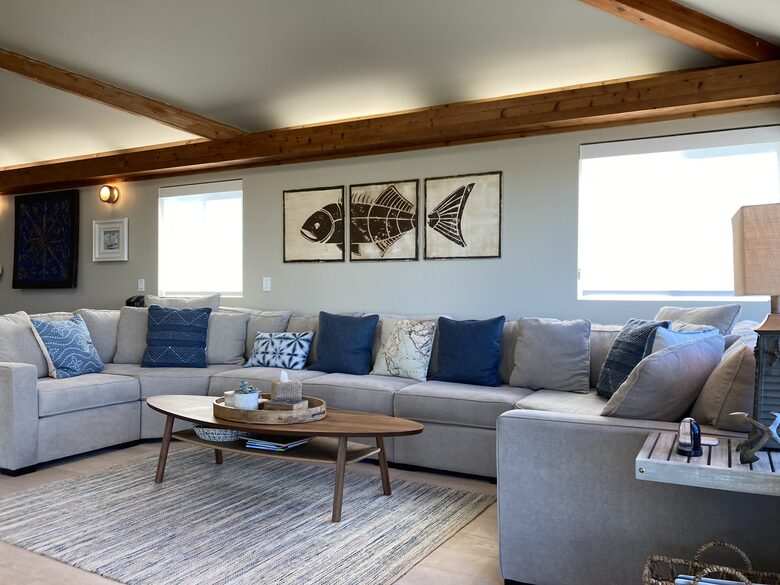 Home Exchange in Bodega Bay, California oversized sectional