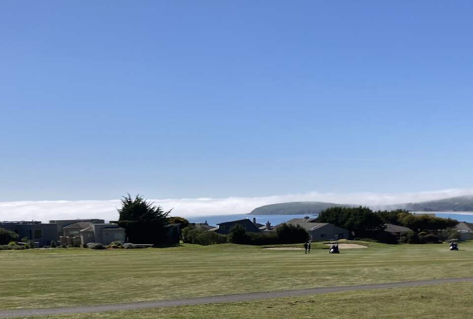 Views from primary bedroom balcony.