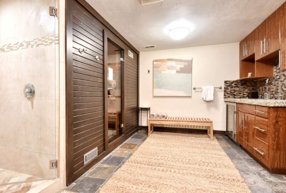 Sauna and steam shower