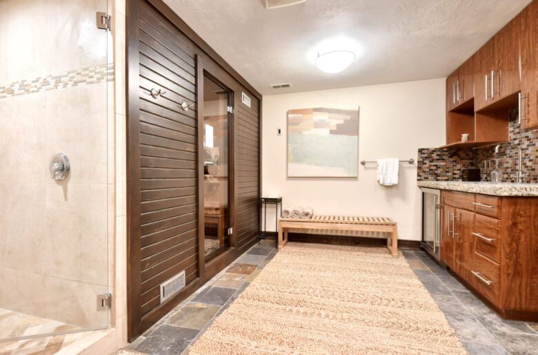 Sauna and steam shower