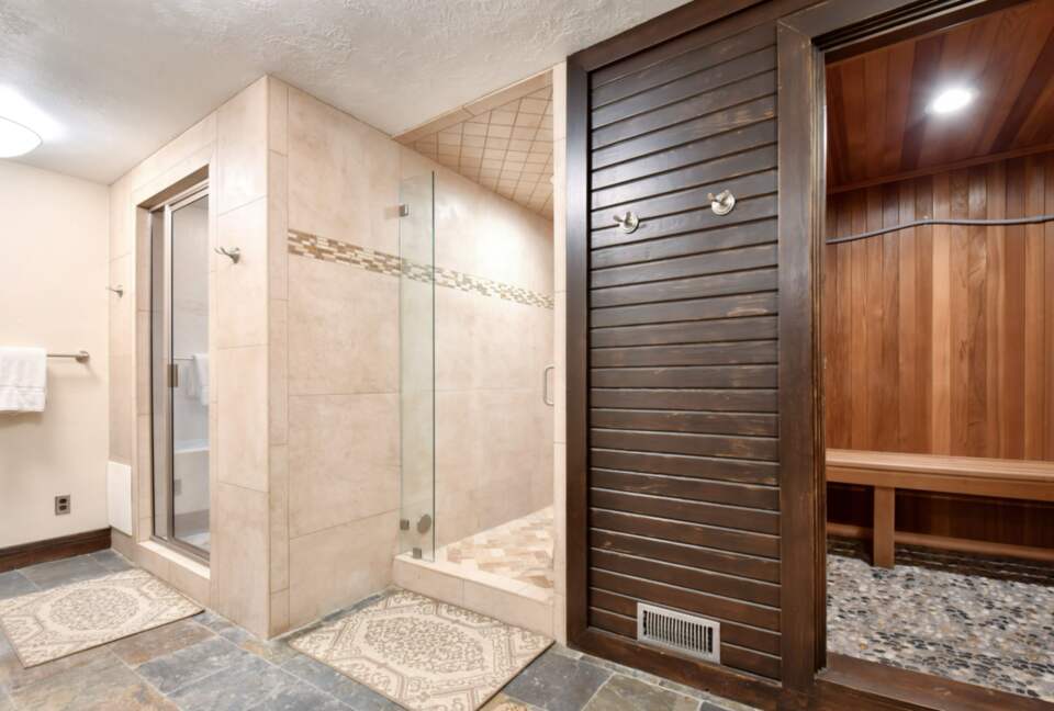 Sauna and steam shower