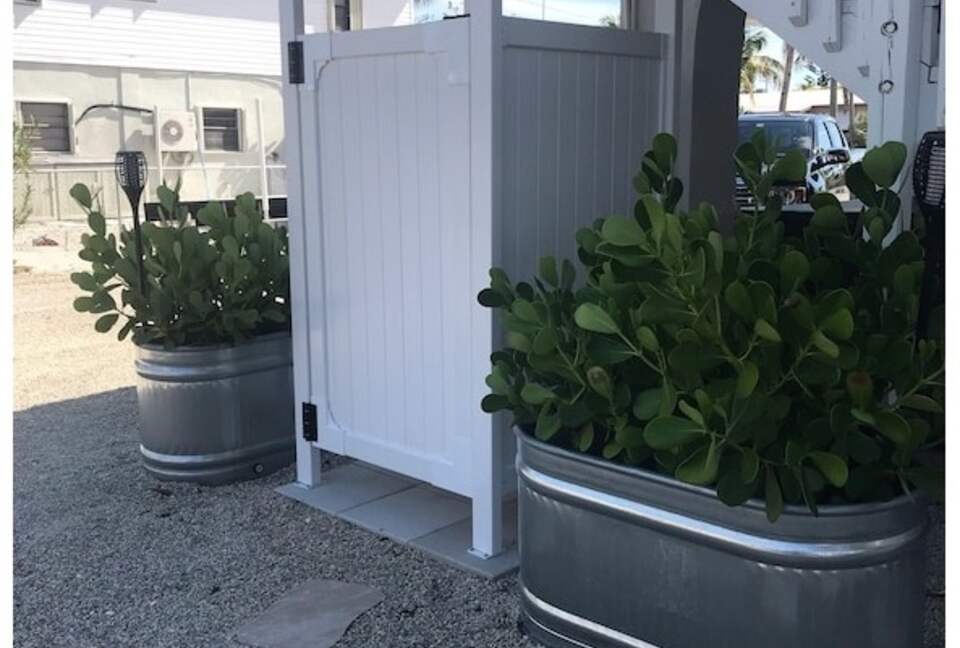 Home Exchange in Marathon, FL outdoor private shower
